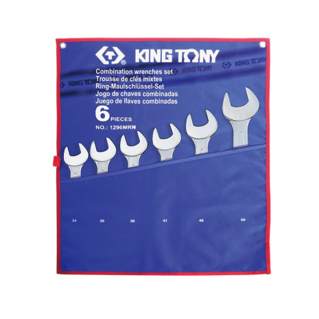 Набор ключей комби 6шт. (34-50мм) KING TONY Набор ключей комби 6шт. (34-50мм) KING TONY