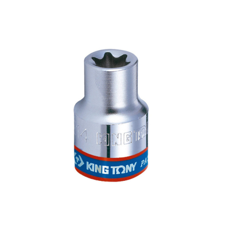 Головка торцева хромована TORX Е-стандарт 3/8" KING TONY, E18