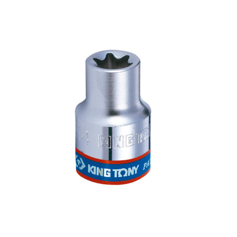 Головка торцева хромована TORX Е-стандарт 3/8" KING TONY, E4