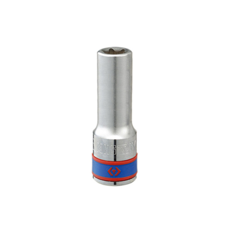 Головка торцева хромована TORX Е-стандарт 1/2" KING TONY, E20, подовжена Головка торцева хромована TORX Е-стандарт 1/2" KING TONY, E20, подовжена