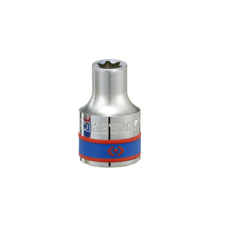 Головка торцева хромована TORX Е-стандарт 1/2" KING TONY, E18 Головка торцева хромована TORX Е-стандарт 1/2" KING TONY, E18