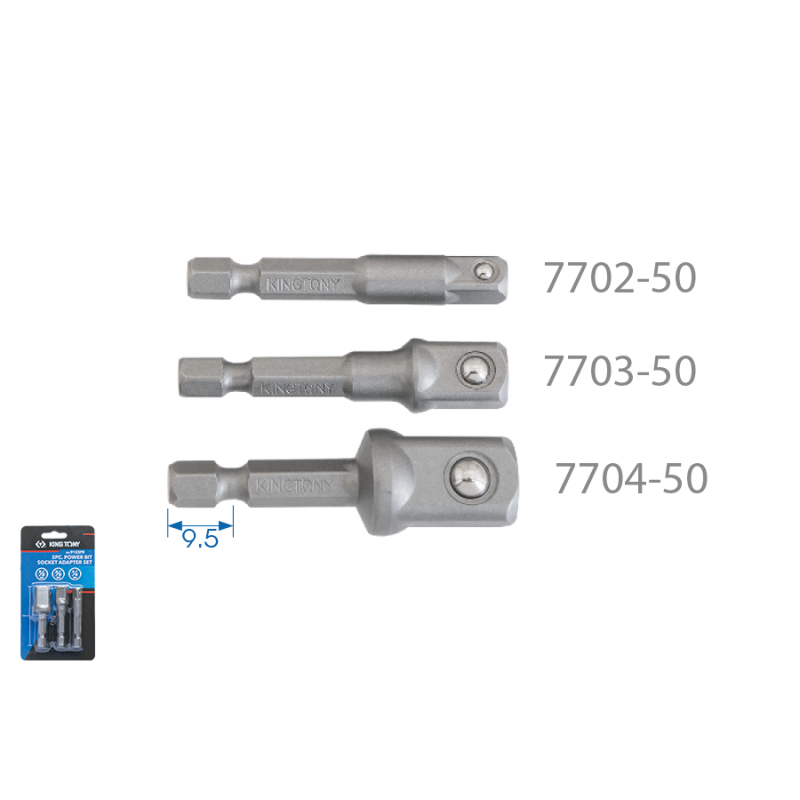 Набір перехідників 1/4" & 3/8" & 1/2" Набір перехідників 1/4" & 3/8" & 1/2"