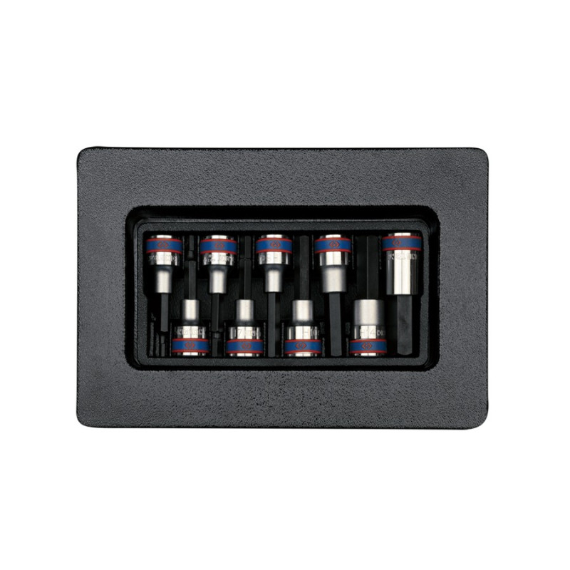 Набір головок торцевих 1/2" 4-17 мм HEX Набір головок торцевих 1/2" 4-17 мм HEX