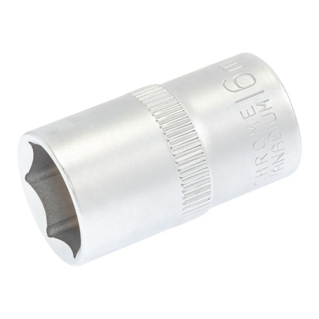 Головка торцева 6-гранна ½" 16 мм L 40 мм CrV MASTERTOOL 78-0016 Головка торцева 6-гранна ½" 16 мм L 40 мм CrV MASTERTOOL 78-0016