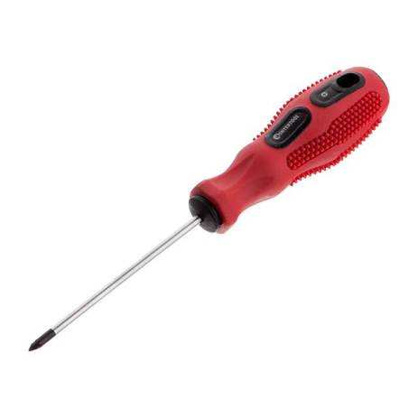 Викрутка хрестова, PZ0×75 мм, Cr-V INTERTOOL VT-3153