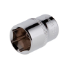 Головка шестигранная 1/4", 13×25 мм, Cr-V, STORM INTERTOOL ET-0443