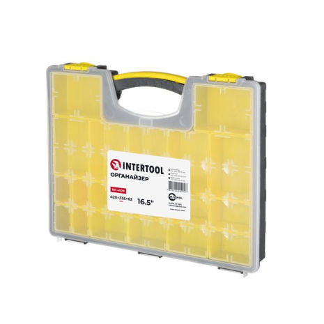 Органайзер 16.5" 420*335*62 мм INTERTOOL BX-4009 Органайзер 16.5" 420*335*62 мм INTERTOOL BX-4009