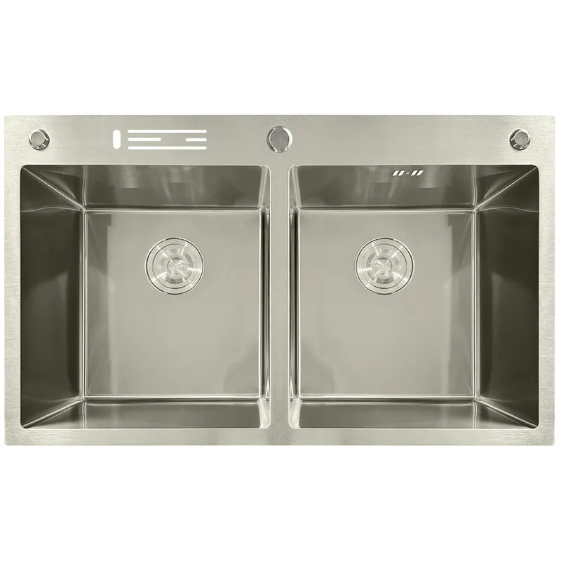 Мойка из нерж. стали MIXXUS MH8350-DK NANO-SILVER (3.0/0.8) (Цвет нерж) (MI7052) Мойка из нерж. стали MIXXUS MH8350-DK NANO-SILVER (3.0/0.8) (Цвет нерж) (MI7052)