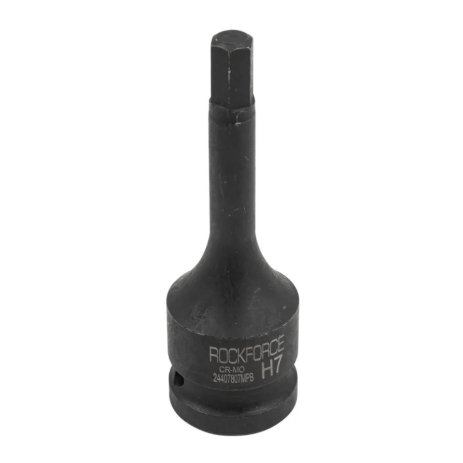 Головка-біта 6-гранна ударна 7мм, 1/2" ROCKFORCE RF-24407807MPB Головка-біта 6-гранна ударна 7мм, 1/2" ROCKFORCE RF-24407807MPB