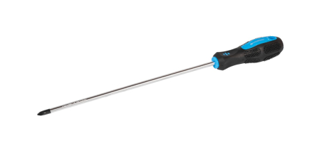 Отвёртка крестовая магнитная PH2х250 мм ручка с TPR покрытием MASTERTOOL 48-5225 Отвёртка крестовая магнитная PH2х250 мм ручка с TPR покрытием MASTERTOOL 48-5225