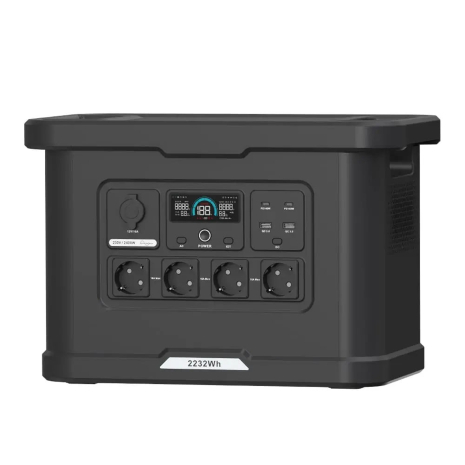 Портативна зарядна станція OUPES S024 Lite 2400W 2232Wh LiFePO4 з функцією ДБЖ