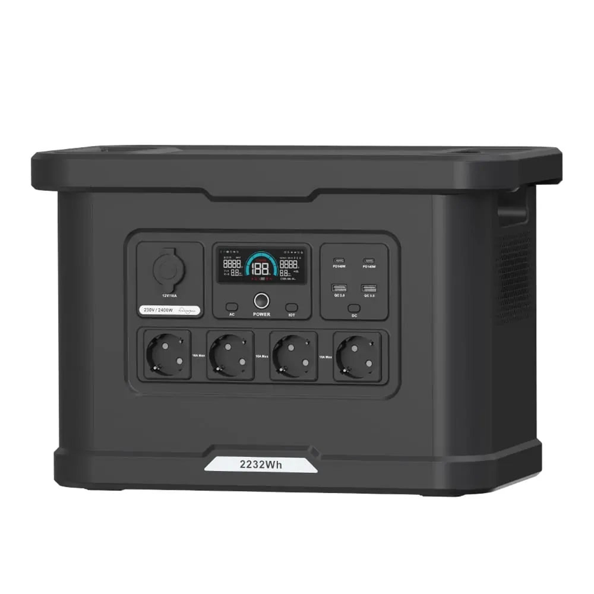 Портативная зарядная станция OUPES S024 Lite 2400W 2232Wh LiFePO4 с функцией ИБП Портативная зарядная станция OUPES S024 Lite 2400W 2232Wh LiFePO4 с функцией ИБП