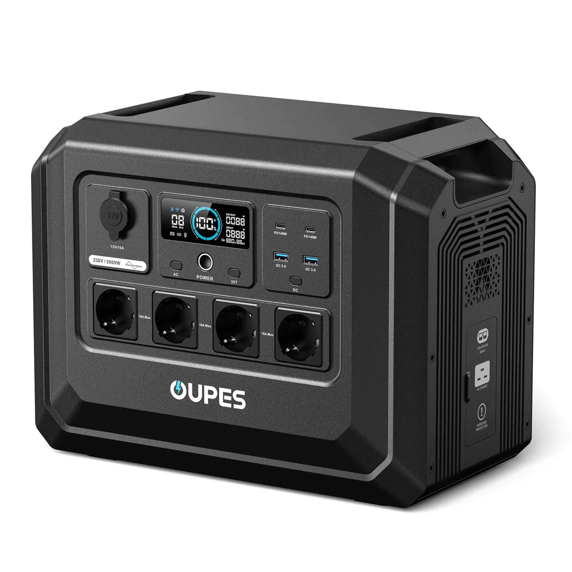 Портативная зарядная станция OUPES S1 Lite (Mega 1 Lite) 2000W 1024Wh LiFePO4 с функцией ИБП Портативная зарядная станция OUPES S1 Lite (Mega 1 Lite) 2000W 1024Wh LiFePO4 с функцией ИБП