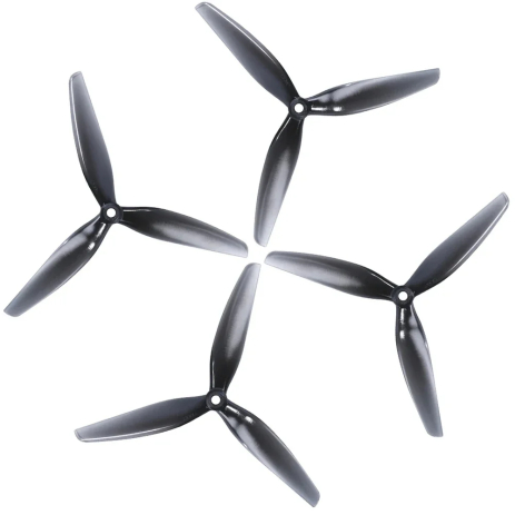 Лопасти HQProp 7040 для FPV-дрона размахом 7"(17.78cm) трёхлопастные поликорбонатные, комплект 4шт (2 против/2 за часовой стрелкой), Grey-Transparent Лопасти HQProp 7040 для FPV-дрона размахом 7"(17.78cm) трёхлопастные поликорбонатные, комплект 4шт (2 против/2 за часовой стрелкой), Grey-Transparent