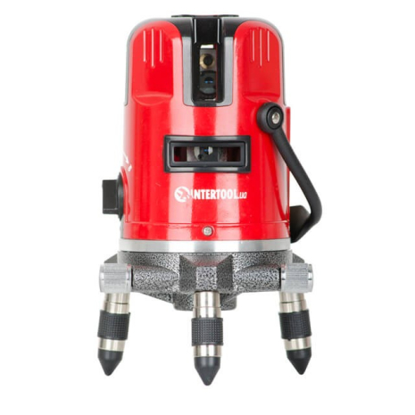 Рівень лазерний 5 лазерних головок INTERTOOL MT-3011 Рівень лазерний 5 лазерних головок INTERTOOL MT-3011