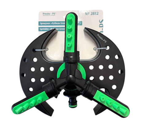 Дощувач Presto-PS зрошувач круговий Рубікон Green (2812-BL) Дощувач Presto-PS зрошувач круговий Рубікон Green (2812-BL)
