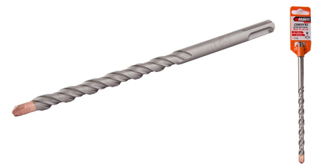 Бур по бетону SDS-plus S4 12×210 мм MASTERTOOL 0-12-210