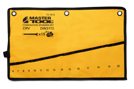 Чехол для гаечных ключей 15 карманов MASTERTOOL 79-1815 Чехол для гаечных ключей 15 карманов MASTERTOOL 79-1815