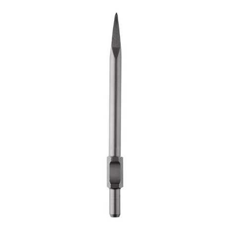 Зубило пікоподібне, HEX, 410×30 мм INTERTOOL SD-0461