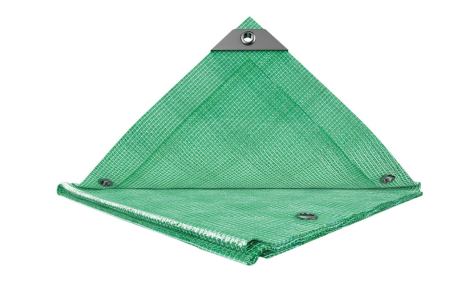 Тент универсальный армированный TARPAULIN 8 × 10 м 150 г/м² Leno Green MASTERTOOL 89-3810