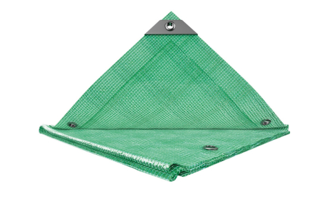 Тент универсальный армированный TARPAULIN 10 × 12 м 150 г/м² Leno Green MASTERTOOL 89-3012