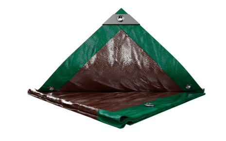Тент универсальный TARPAULIN 6 × 8 м двухсторонний 130 г/м² Green/Brown MASTERTOOL 89-4608 Тент универсальный TARPAULIN 6 × 8 м двухсторонний 130 г/м² Green/Brown MASTERTOOL 89-4608