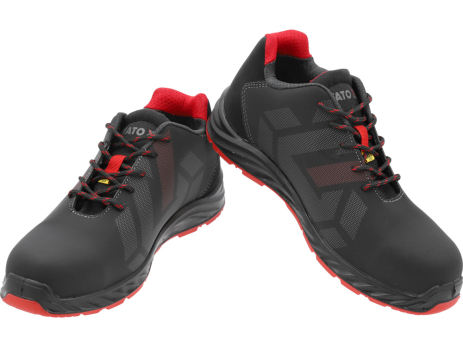 Туфлі робочі із синтетичної шкіри PLATO S3S, розм. 39, з поліуретану-кевларовою підошвою [10] Yato YT-80660