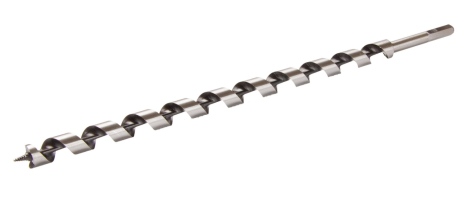 Сверло для дерева спиральное 20х460 мм MASTERTOOL 2-02-204