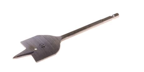 Свердло для дерева пухове 40х152 мм 6-гранний хвостовик ¼" MASTERTOOL 2-12-040