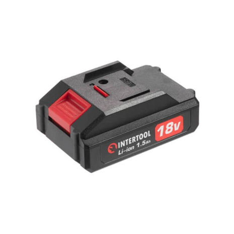Акумулятор 18 В, літій-іон, 1.5 Ач, для шурупокрута DT-0315 INTERTOOL DT-0316