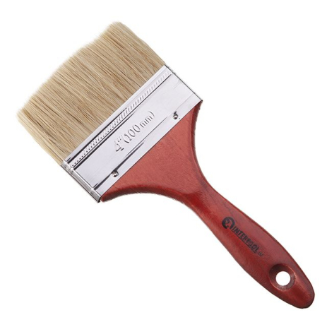 Кисть флейцевая 102*18.5*52мм INTERTOOL KT-1102 Кисть флейцевая 102*18.5*52мм INTERTOOL KT-1102