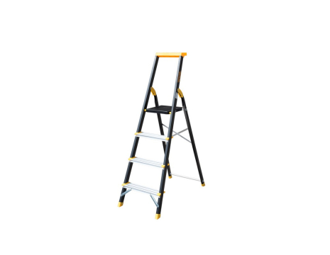 Лестница алюминий/сталь 4 ступени h=846 мм max 150 кг MASTERTOOL 79-1204