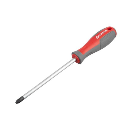 Отвертка крестовая, PH3×150 мм, Cr-V INTERTOOL VT-3324 Отвертка крестовая, PH3×150 мм, Cr-V INTERTOOL VT-3324