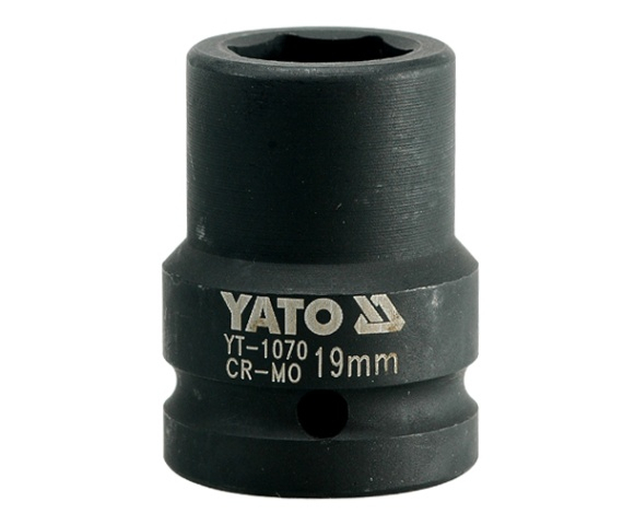 Головка торцева ударна шестигранна 3/4" 19 мм Yato YT-1070 Головка торцева ударна шестигранна 3/4" 19 мм Yato YT-1070