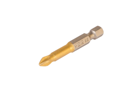 Насадка викруткова PZ2 50 мм ¼" S2/TITAN набір 10 шт MASTERTOOL 10-92-511
