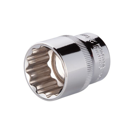 Головка дванадцятигранна 1/2", 24×38 мм, Cr-V STORM INTERTOOL ET-0224 Головка дванадцятигранна 1/2", 24×38 мм, Cr-V STORM INTERTOOL ET-0224