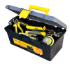 Ящик для инструментов с пластиковыми замками 16" 395х223х165 мм MASTERTOOL 79-2216 Ящик для инструментов с пластиковыми замками 16" 395х223х165 мм MASTERTOOL 79-2216