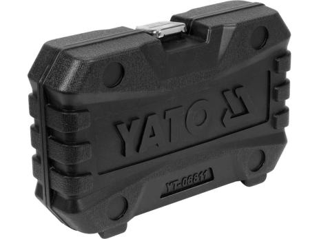 Набір знарядь для ремонту колодок гальмівних: тримач-1/2", 16 елем. Yato YT-06811 Набір знарядь для ремонту колодок гальмівних: тримач-1/2", 16 елем. Yato YT-06811