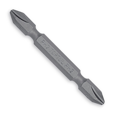 Насадка двухсторонняя отверточная 1/4" PH2хPH2 L65мм TOPTUL FKPH0202U Насадка двухсторонняя отверточная 1/4" PH2хPH2 L65мм TOPTUL FKPH0202U