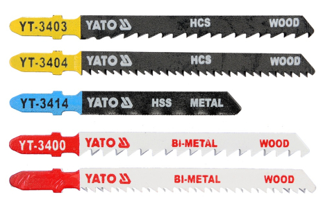Набір професійних полотен для лобзика Yato YT-3445 Набір професійних полотен для лобзика Yato YT-3445