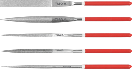 Набір надфілів 180 мм 5 шт Yato YT-6156 Набір надфілів 180 мм 5 шт Yato YT-6156