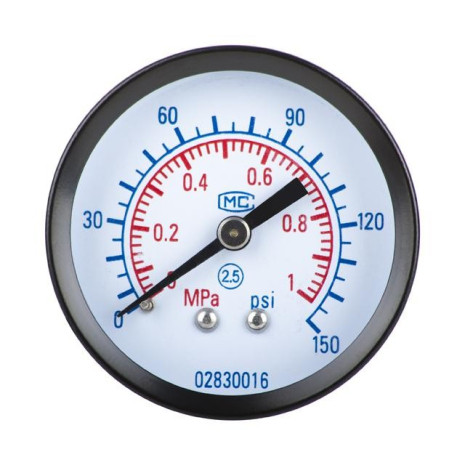 Манометр 1/4", до 10 бар INTERTOOL PT-1436
