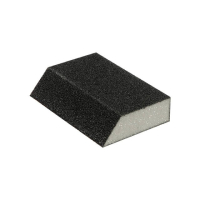 Губка для шлифования, трапеция, 110×75×54×25 мм, оксид алюминия, К60 INTERTOOL HT-0806 Губка для шлифования, трапеция, 110×75×54×25 мм, оксид алюминия, К60 INTERTOOL HT-0806