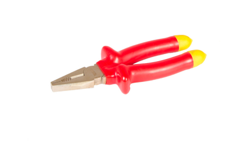 Плоскогубці діелектричні 200 мм CrV6150/HRC 50~55 MASTERTOOL 27-0200 Плоскогубці діелектричні 200 мм CrV6150/HRC 50~55 MASTERTOOL 27-0200