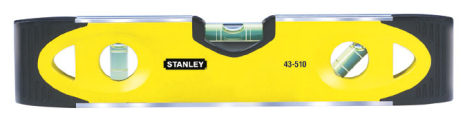 Рівень "Torpedo Shockproof" 23 см STANLEY 0-43-511 Рівень "Torpedo Shockproof" 23 см STANLEY 0-43-511