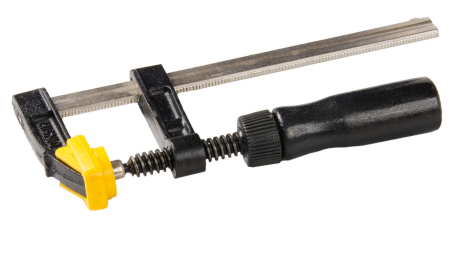 Струбцина столярна F-Type 150×50 мм 1700 Н дерев'яна ручка DIN 5117 MASTERTOOL 07-0000