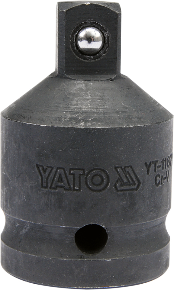 Ударний перехідник з коміра 3/4″ на головку 1/2″ Yato YT-11671 Ударний перехідник з коміра 3/4″ на головку 1/2″ Yato YT-11671