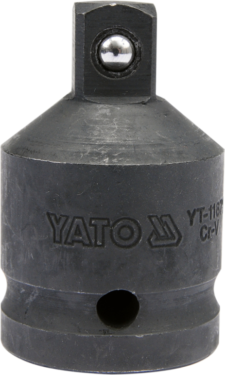 Ударний перехідник з коміра 3/4″ на головку 1/2″ Yato YT-11671 Ударний перехідник з коміра 3/4″ на головку 1/2″ Yato YT-11671