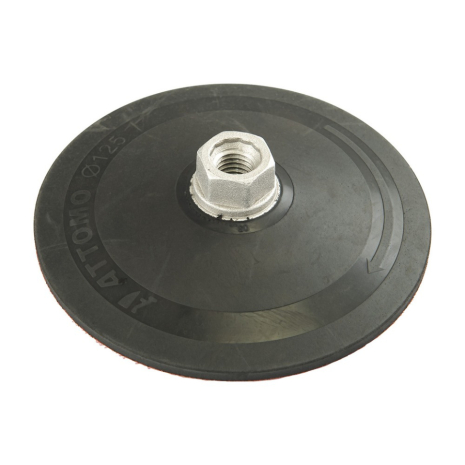 Платформа для круга шлифовального с липучкой Velcro Ø 125 мм 1 мм М14 MASTERTOOL 08-6003 Платформа для круга шлифовального с липучкой Velcro Ø 125 мм 1 мм М14 MASTERTOOL 08-6003