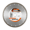 Диск алмазний TURBO 230×2.8 мм 22-24% 6600 об/хв MASTERTOOL 9-02-230